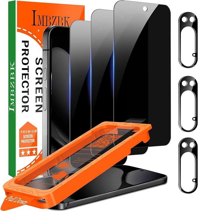 IMBZBK 3 Pack Privacy Screen Protector by IMBZBK