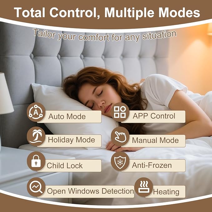HEATIT Programmable Thermostat, WiFi Smart Thermostat - Image 7