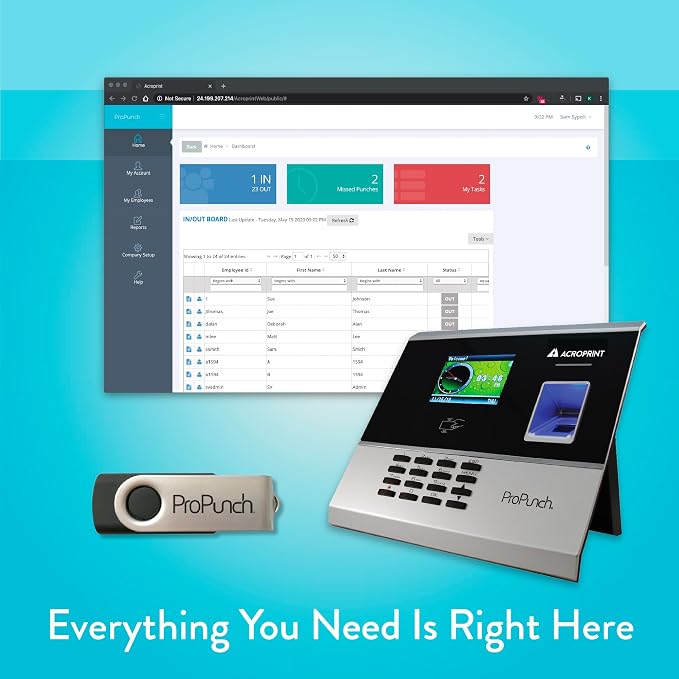 Acroprint ProPunch Time Clock System - Image 7