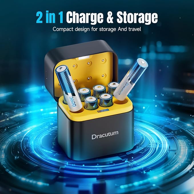 Rechargeable Lithium AA Batteries 8-Pack - Image 6