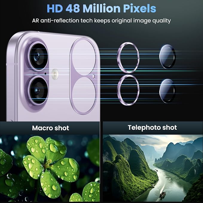 Uyiton Compatible with iPhone 17 Camera Lens Protector - Image 3