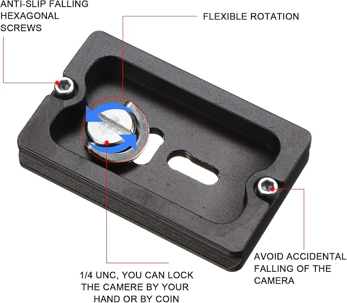 Frienda 2 Pieces Metal Quick Release Plate - Image 3
