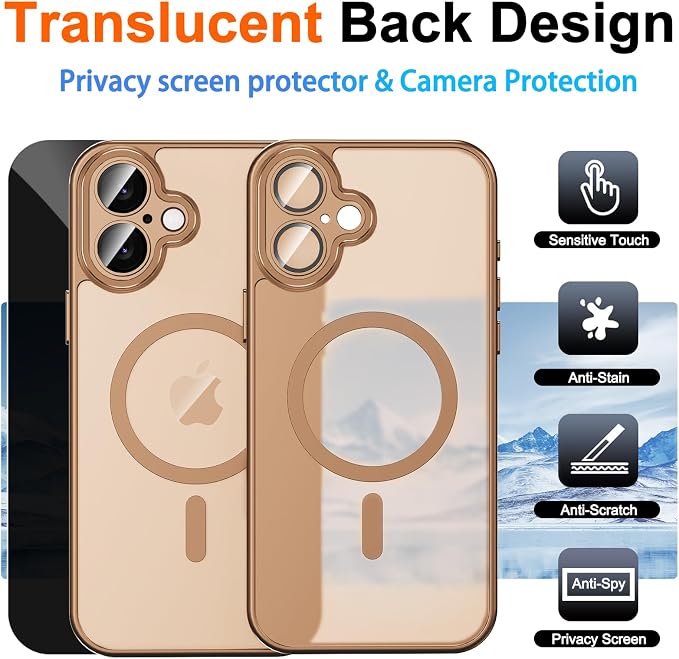 for iPhone 17 Case with Privacy Screen Protector and Camera Protection - Image 2