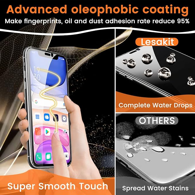 Lesakit 3+3 Pack Privacy Screen Protector - Image 6