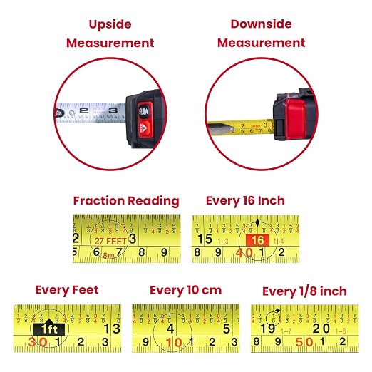 SPARKEY 2-in-1 Laser Tape Measure, 130Ft Laser Distance Measurement, - Image 5