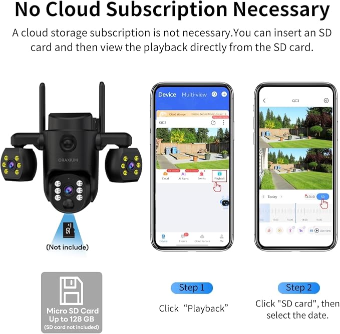 Triple Lens Outdoor Wireless Security Camera, Outdoor Cameras - Image 8