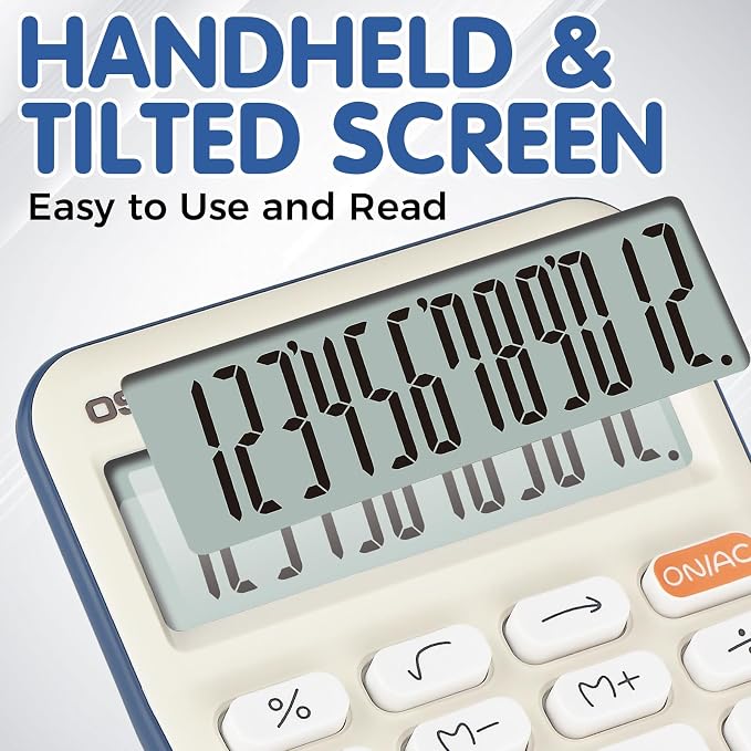 Pendancy Small Desk Calculator Cute, 12 Digit LCD Display, Basic Function - Image 4