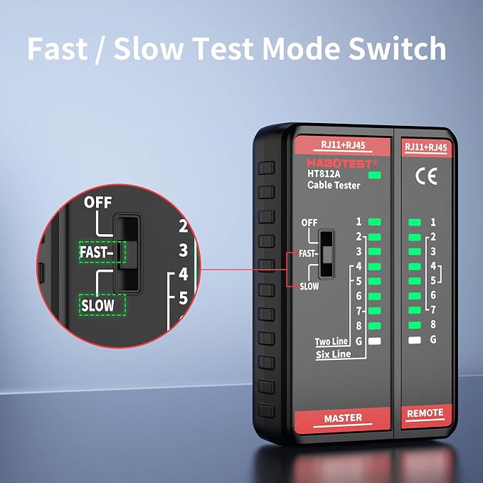 Network Ethernet Cable Tester for RJ11 RJ45 CAT5 CAT5E CAT6 CAT6A CAT7 - Image 8