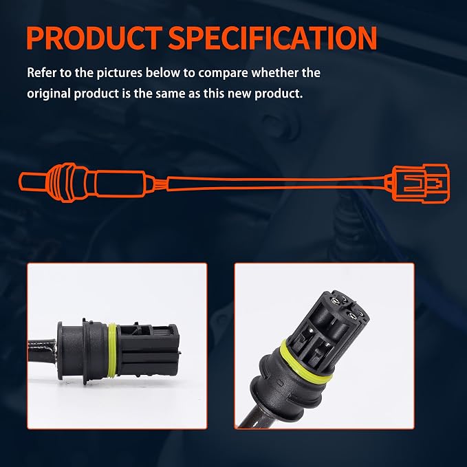 HiSport 11781742050 0258003477 O2 Oxygen Sensor 2PCS - Image 2
