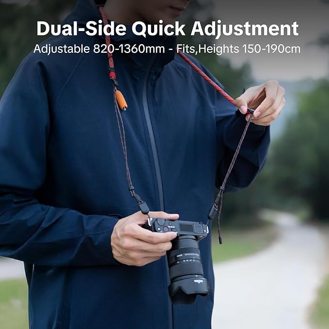 PGYTECH Camera Shoulder Strap Slim Outdoor Style, Adjustable 32.2-53.5in Quick - Image 7