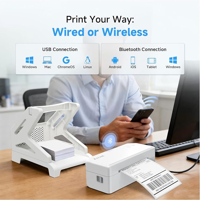 Bluetooth Thermal Label Printer - Image 2