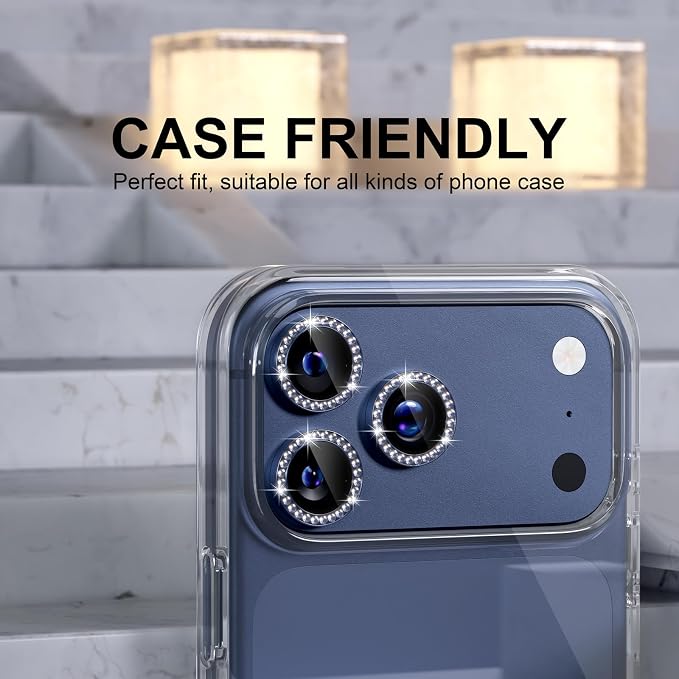 Choiche Compatible for iPhone 17 Pro/iPhone 17 Pro Max Camera Lens Protector - Image 4