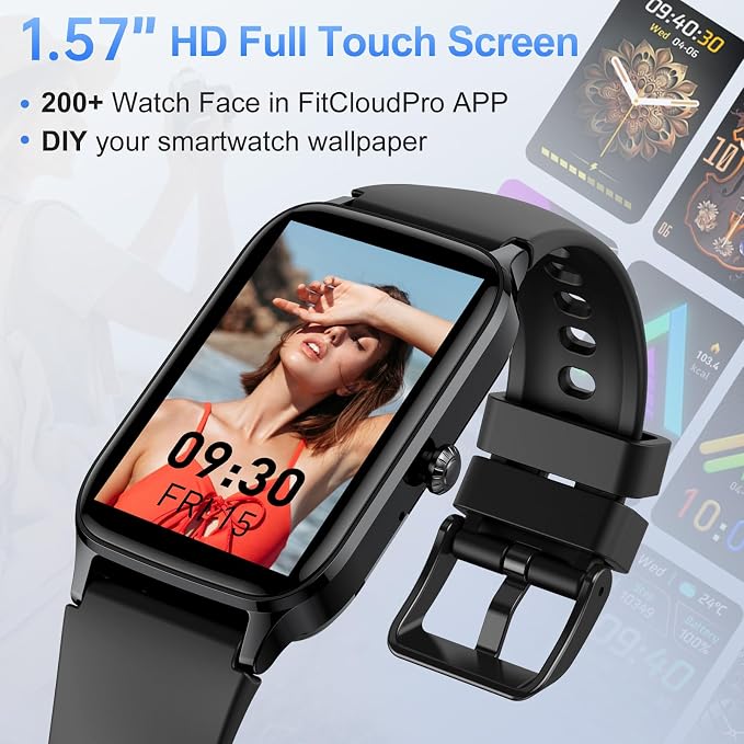 Jugeman Smart Watch for Men Women, 1.57" Smartwatch, 2026 New Fitness Tracker - Image 4