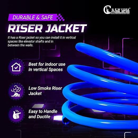 NewYork Cables | CAT6 Ethernet Cable 1000ft | Bulk Riser 23AWG, UTP 4 Pairs - Image 4