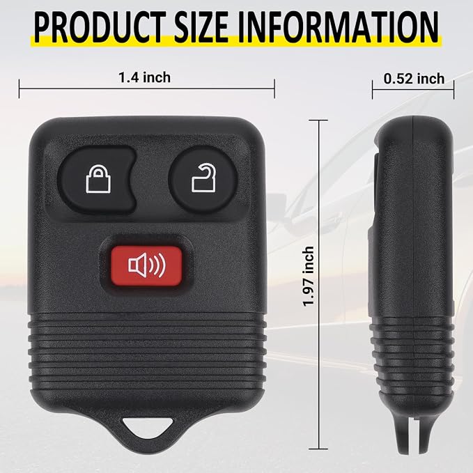 Vurkcy Keyless Entry Remote Key Fob Compatible - Image 5