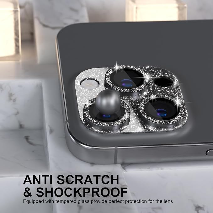 Choiche Compatible for iPhone 16 Pro/iPhone 16 Pro Max Camera Lens Protector - Image 3