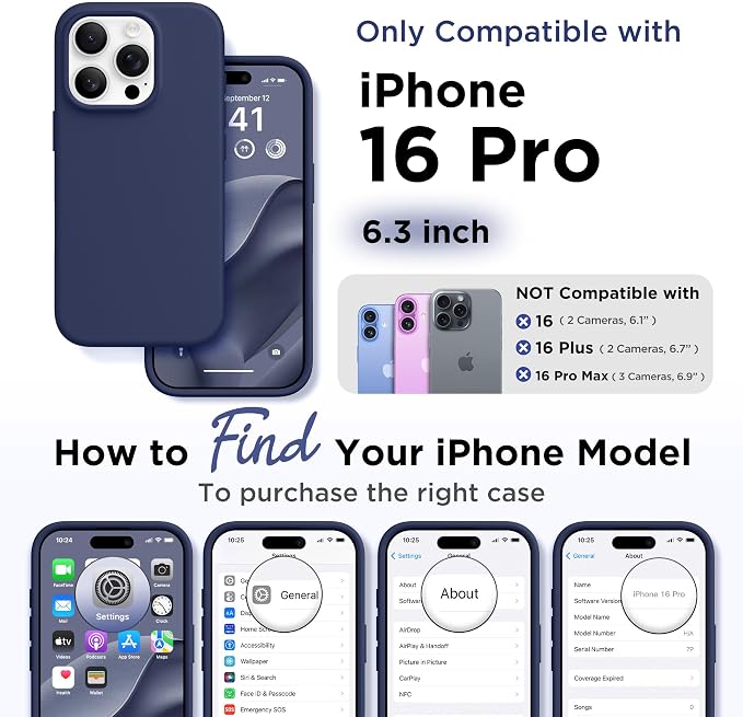 GolbinBox Magnetic for iPhone 16 Pro Case, Compatible - Image 2