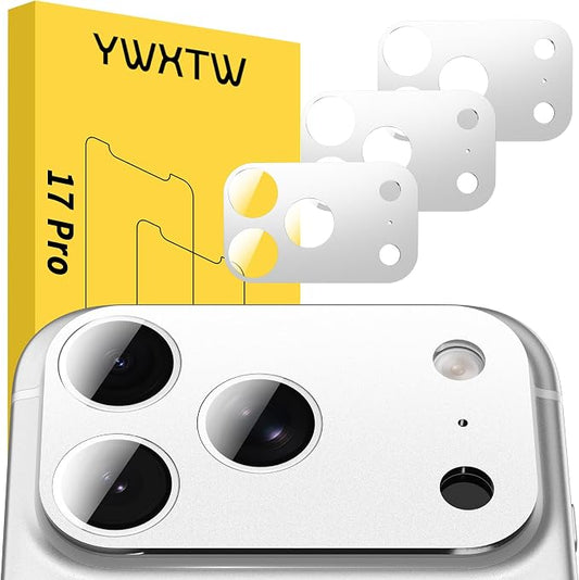 YWXTW [0 Bubbles for iPhone 17 Pro Camera Lens Protector, Full Coverage by YWXTW