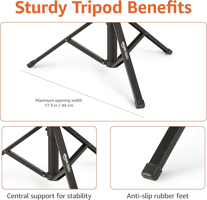 Amazon Basics 64-inch Extendable Tripod - Image 5