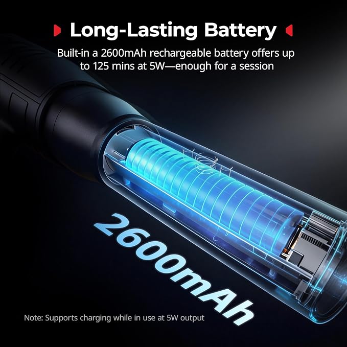 SmallRig RF 05B Portable LED Photography Flashlight 1900K-8000K, 2600mAh 5W-8W - Image 7