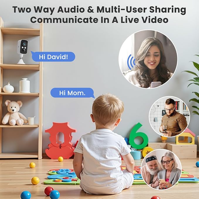300° Pan Wireless Outdoor Security Camera, No Subscription Free 7-Day Cloud/SD - Image 6