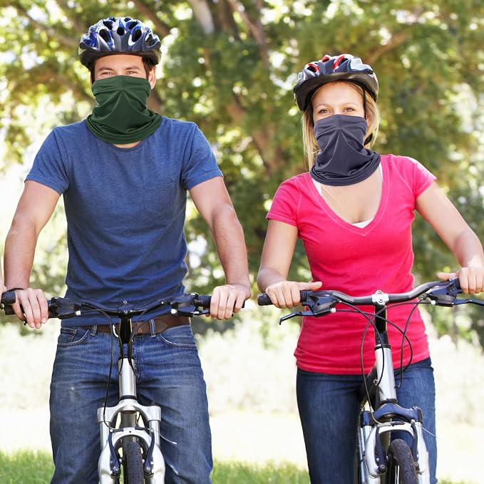 Geyoga 6 Pieces Summer UV Protection Cooling Neck Gaiter Face Clothing Neck - Image 7