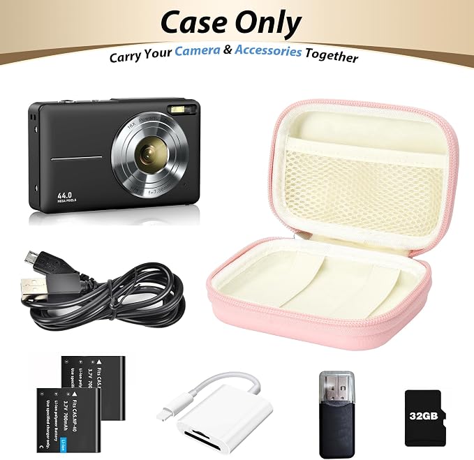 Digital Camera Case for CAMKORY, KODAK PIXPRO FZ45/FZ55, Canon IXUS 285 HS - Image 4