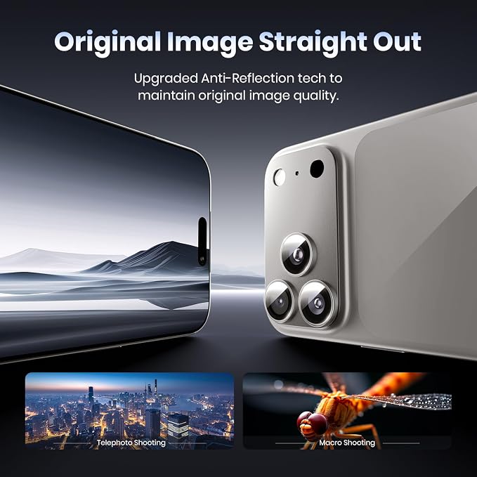 Hoerrye for iPhone 17 Pro Camera Lens Protector - Image 4