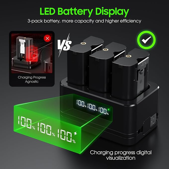 Replacement Battery for Ring Doorbell - 6040mAh Rechargeable Ring Camera Battery - Image 2