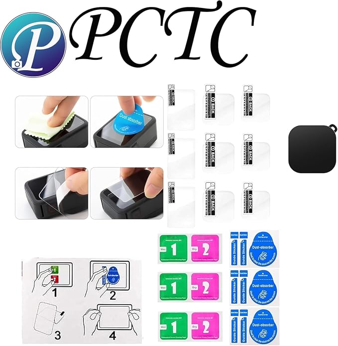 PCTC 9 PCS Hero 13 Screen Protector Compatible - Image 7