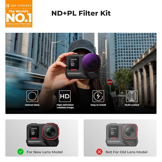 K&F Concept Snap on Fit ND Filter Compatible - Image 2
