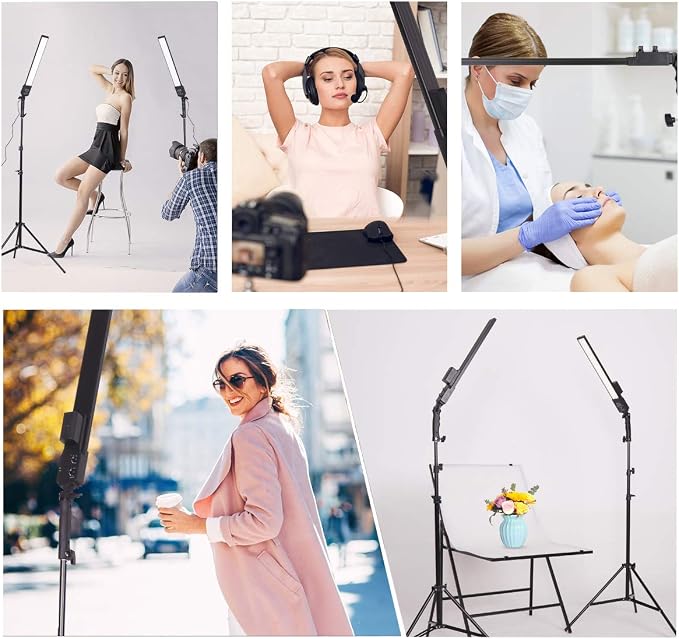 LED Video Light Battery Powered Photography Light Portable Handheld Wand - Image 6