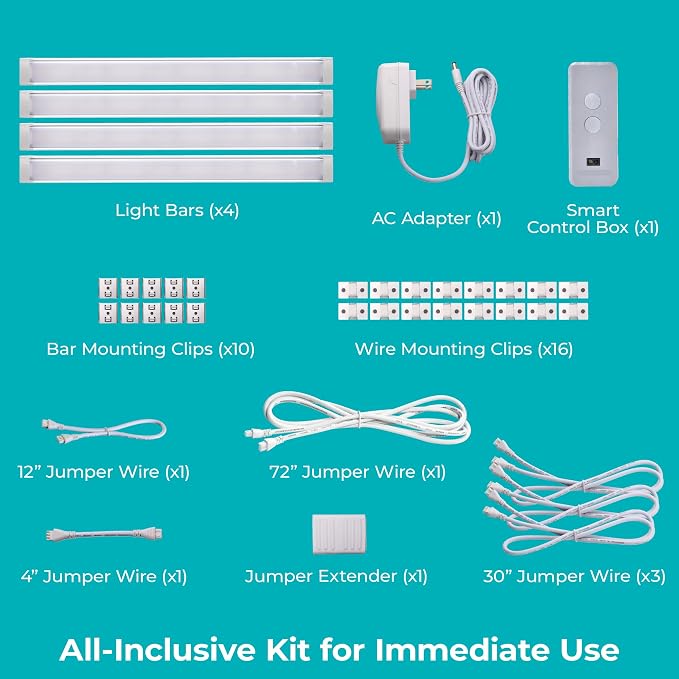 BLACK+DECKER Compatible with Alexa Smart LED Under Cabinet Lighting Kit - Image 8