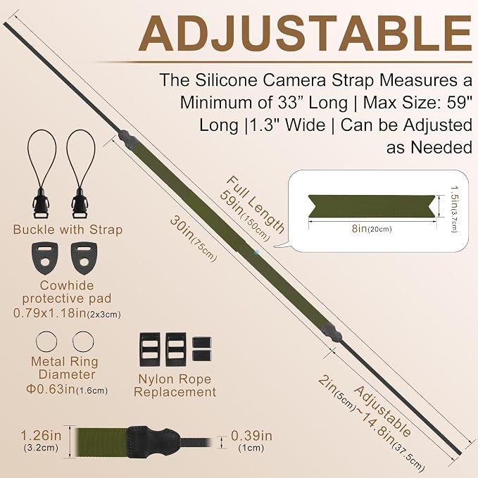 FIEIL Neck Strap Silicone Camera Straps - Image 4