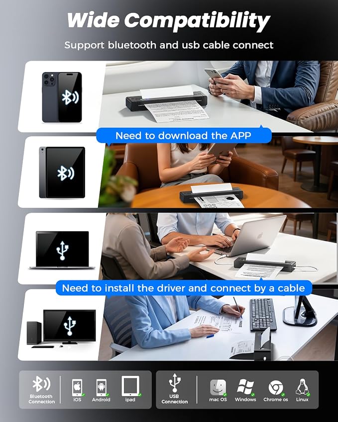 TATTMUSE Portable Printers Wireless - Image 5