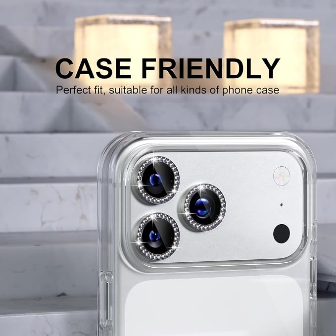 Choiche Compatible for iPhone 17 Pro/iPhone 17 Pro Max Camera Lens Protector - Image 4
