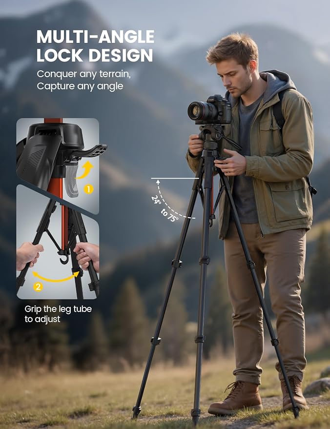 Lamicall Camera Tripod - Image 3