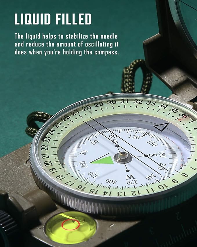 Eyeskey Multifunctional Tactical Survival Military Compass - Image 3