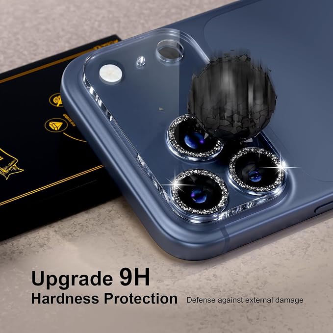 for 6 Pack iPhone 17 Pro Max Camera Lens Protector 9H Tempered Glass Camera - Image 3