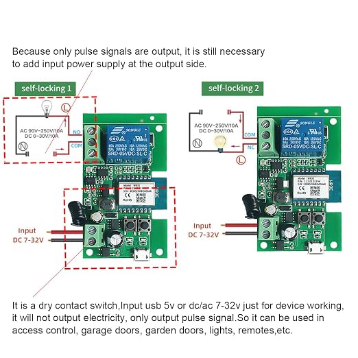 Smart WiFi Wireless Relay Switch Module, Tuya 1CH AC/DC 7-32V/ USB 5V Smart - Image 4