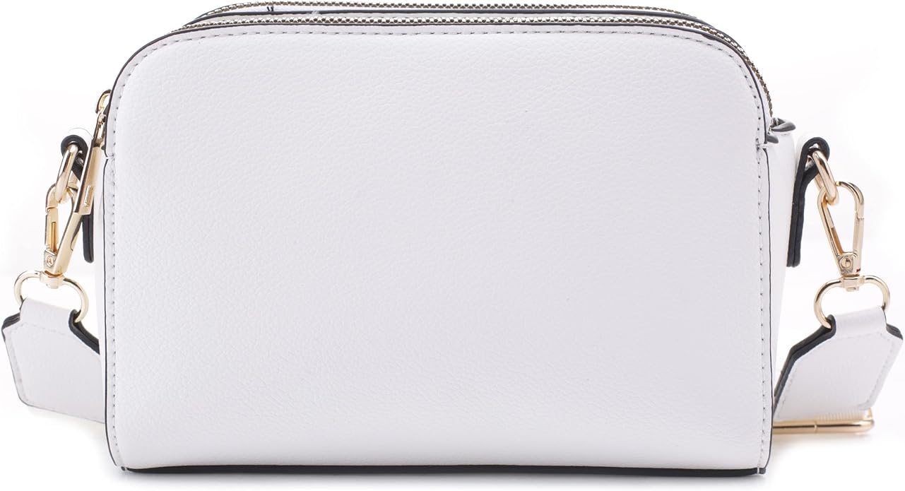 EVVE Crossbody Bags for Women Trendy Triple Zip Small Crossbody Camera Bag Purse - Image 3