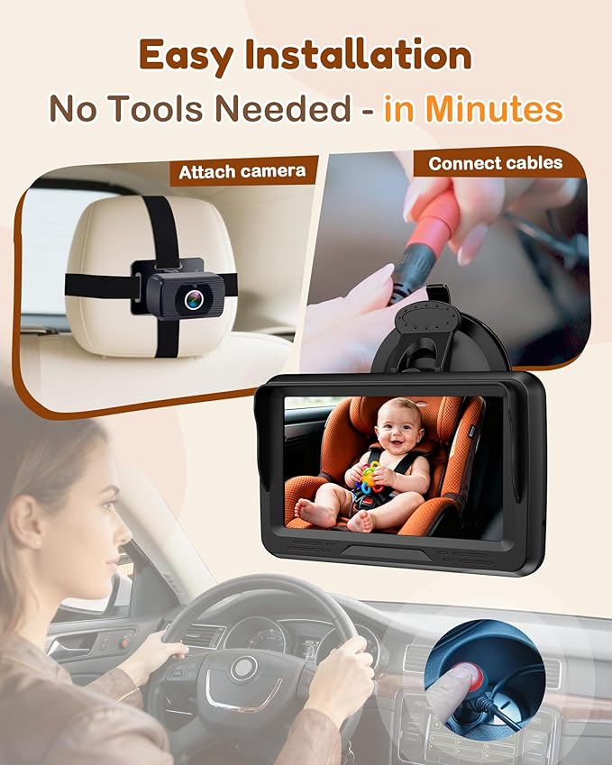 Rohent Baby Car Camera HD 1080P - Image 3