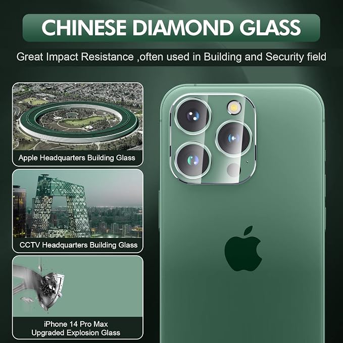 3PCS Rear Back Camera Lens Protector Tempered Glass - Image 5