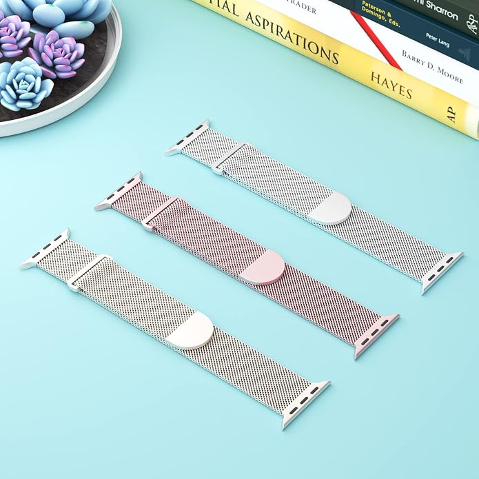 3 Pack Mesh Metal Band Compatible - Image 2