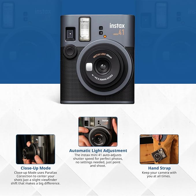 FUJIFILM Mini 41 Instant Film Camera Bundle – Instant Photo Camera - Image 5