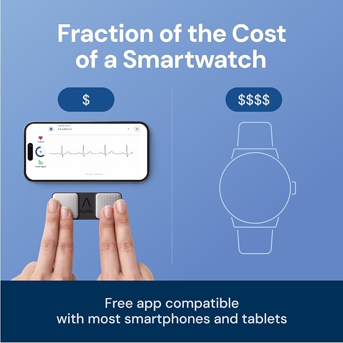KardiaMobile 1-Lead EKG Monitor, Medical-Grade FDA-Cleared Personal Heart - Image 5