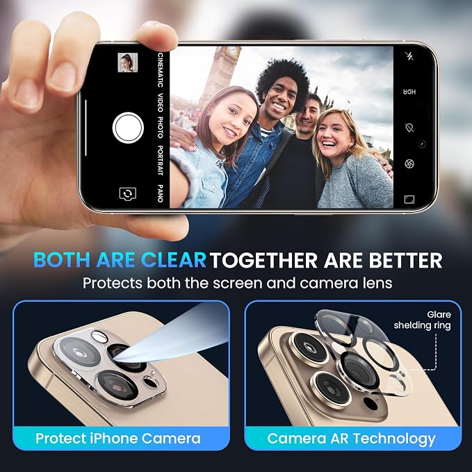 Fotbor for 3Pack iPhone 16 Pro Max Screen Protector - Image 6
