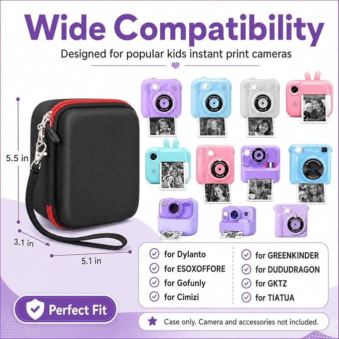 PAIYULE Kids Instant Print Camera Case Compatible - Image 2