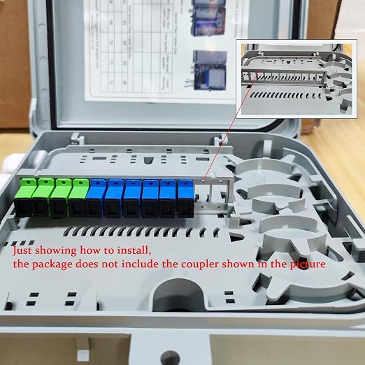 12 Core Fiber Optical Terminal Box Fiber Optic Distribution Enclosure - Image 5