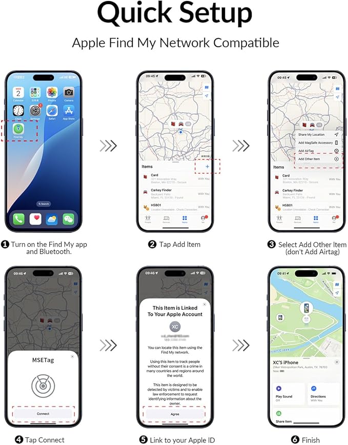 Tracker Tag - Apple MFi Certified & IP67 Waterproof | Works - Image 4